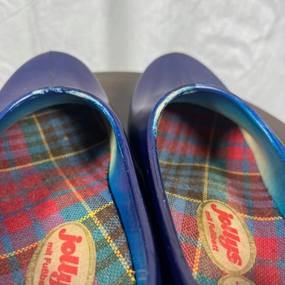 Vintage Jolly's Classic Closed Back Clogs in Blue - Size 7 - Picture 5 of 8